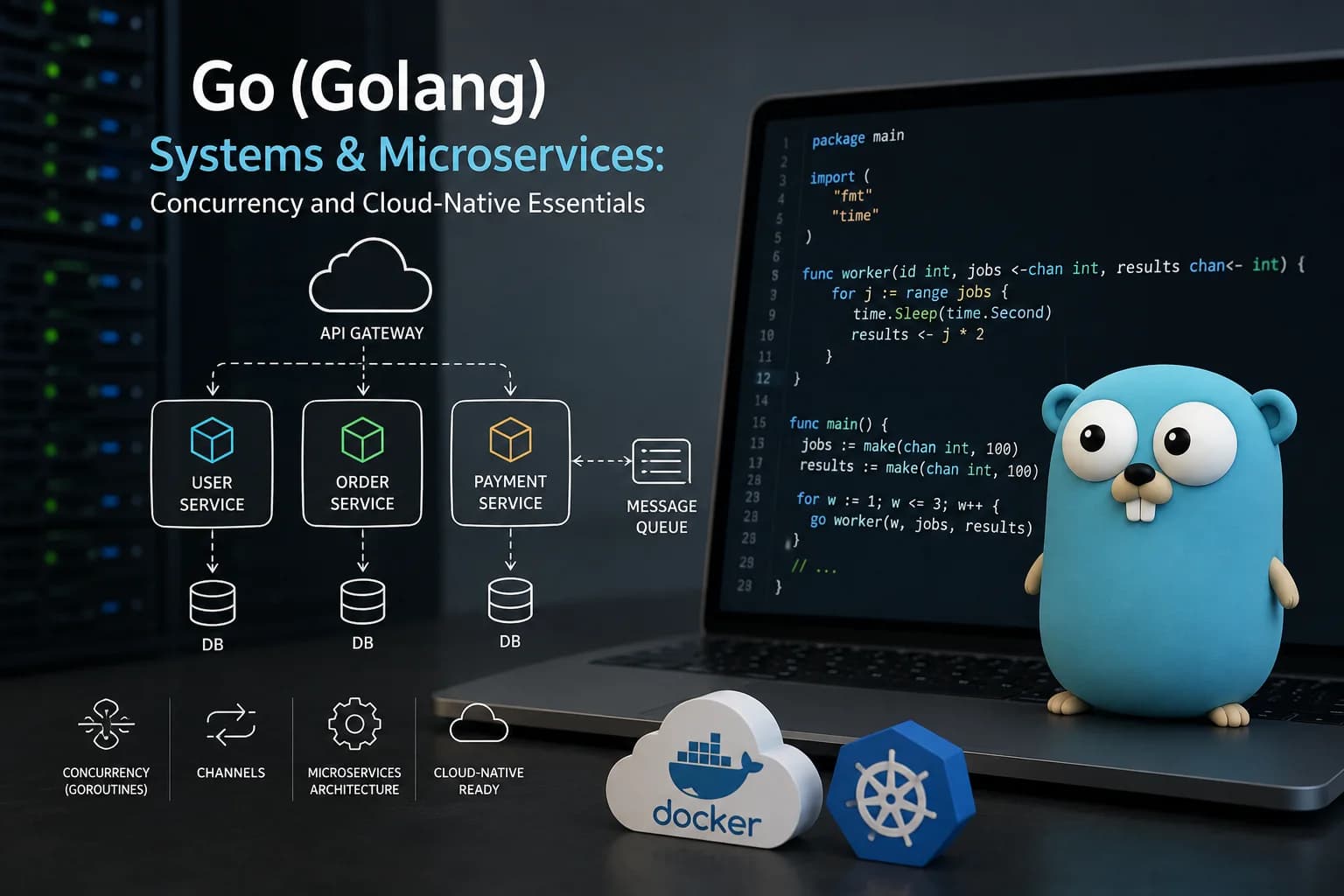 Go (Golang) Systems & Microservices: Concurrency and Cloud-Native Essentials