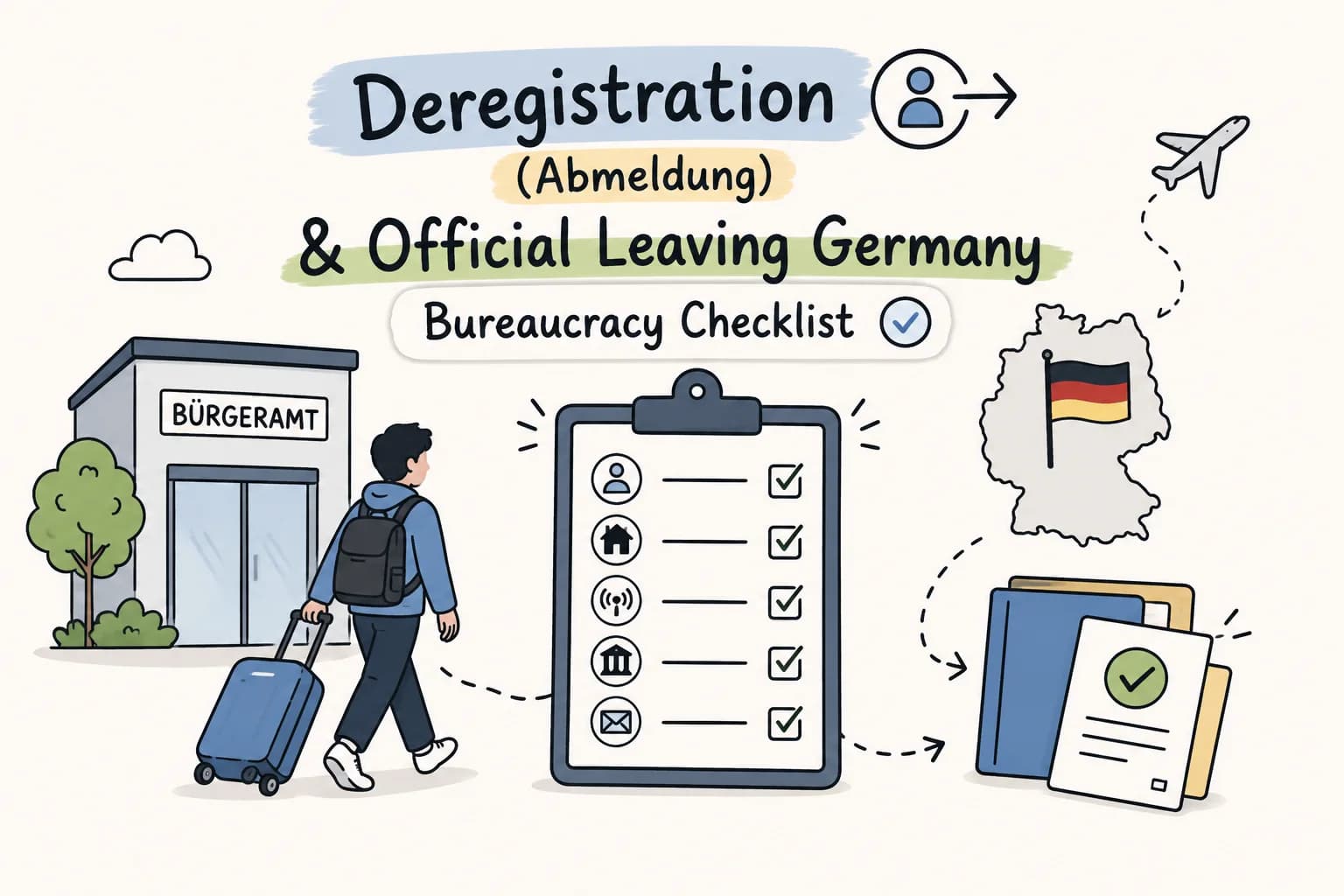 Deregistration (Abmeldung) & Official Leaving Germany Bureaucracy Checklist