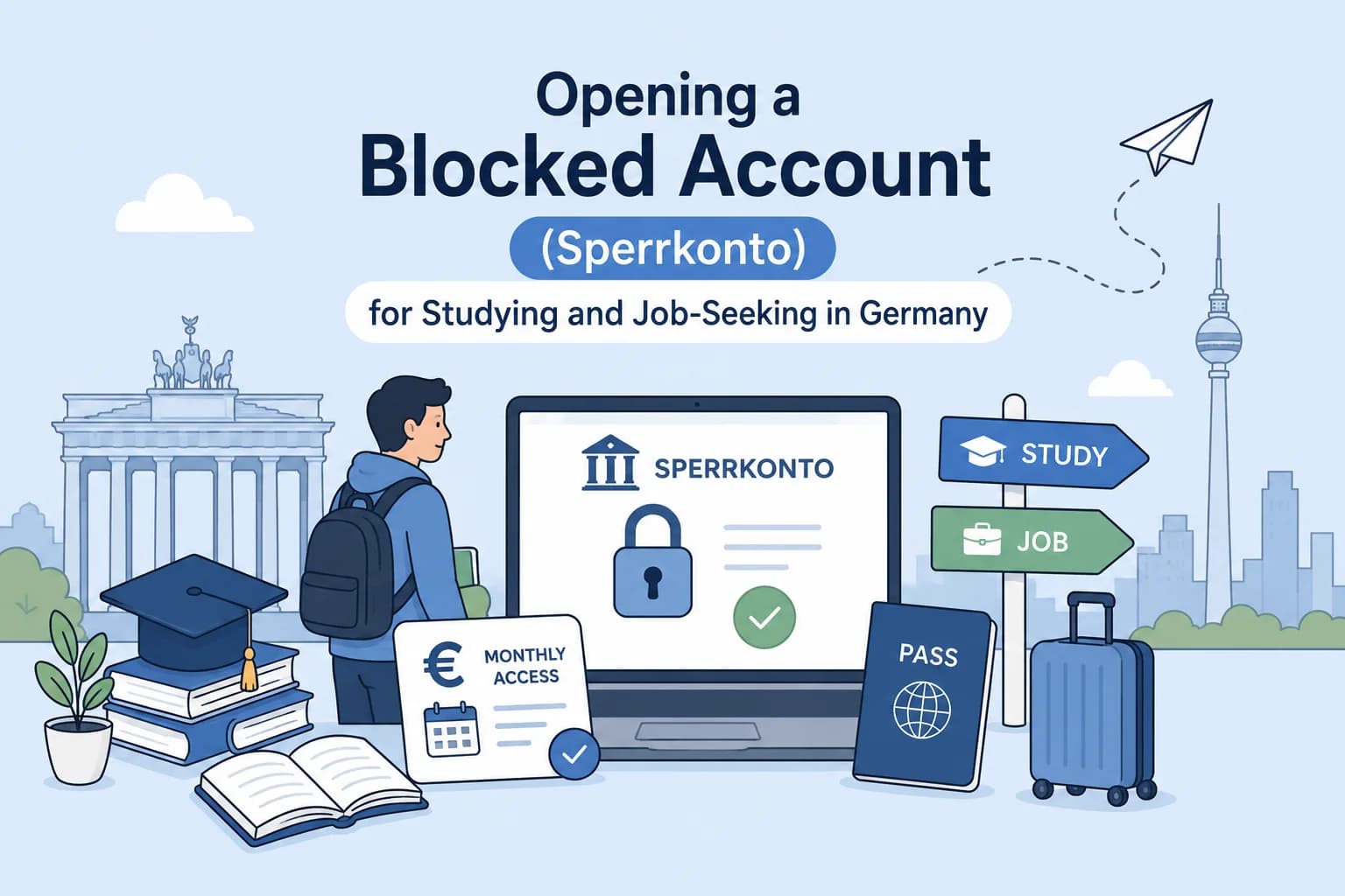 Opening a Blocked Account (Sperrkonto) for Studying and Job-Seeking in Germany